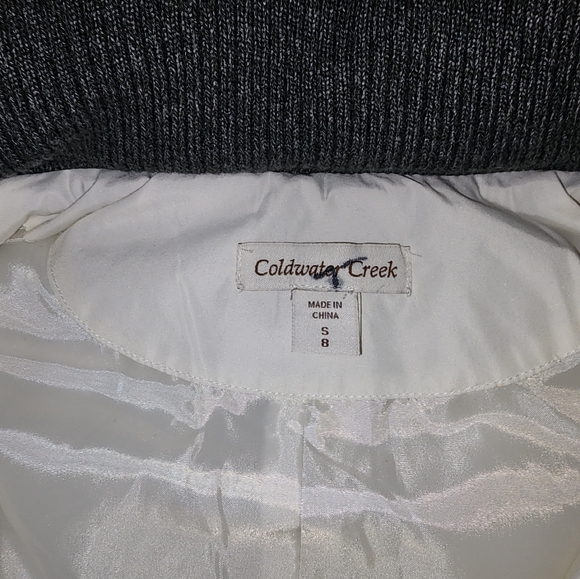 Cold Water Creek , White , Faux Fur , Vest Jacket - Picture 11 of 16